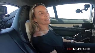 44 Year Old Milf Karla Fucked In A Car Then Gets A Threeway Fucking And Squirts