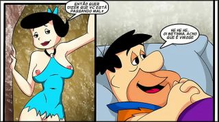 Cuidando do Vizinho - HQ Flintstones - Freddy fodendo a Betinha
