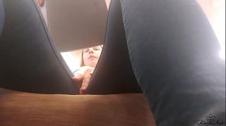 Horny Girl Masturbte Right in Airport Toilet