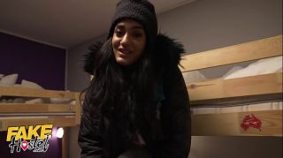 Fake Hostel Fit Babe Capri Lmonde Fingers her Pussy and Fucked by Roommate