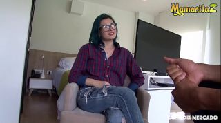 CARNEDELMERCADO - (Clara Lucia, Alex Moreno) - Big Booty Latina Teen Seduced By Stranger To Cast In Her First Porn Scene