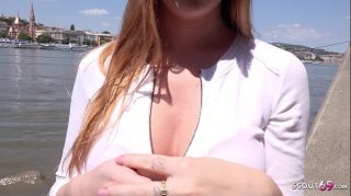 GERMAN SCOUT - GINGER GIRL KIARA WITH BIG TITS PICKUP AND FUCK AT STREET CASTING