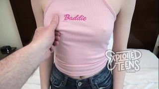 SUPER wholesome redhead teen makes her debut porn video