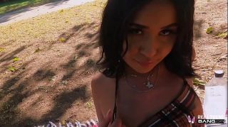 Real Teens - Latina Cutie Ryder Rey Flashing And Fucking