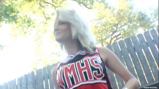 18yo blonde white teen cheerleader only 85lbs interracial fucking big black cock while (part 1) ft Hope Harper / Shimmy Cash
