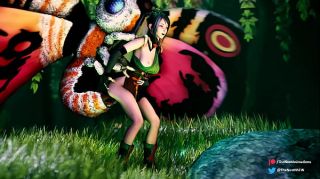 Mothra Impregnates Anime Girl Guan Yinping Hentai