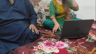 indian sister caught watching porn on laptop by her stepbrother and fucked in all holes with clear hindi voice full dirty talking