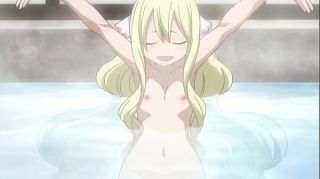 Fairy Tail OVA bath scene [nude filter]
