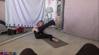 slutty stepmom gets fucked doing yoga