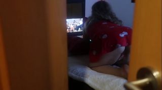 I CAUGHT AGAIN my BIG ASS STEPSISTER watching PORN