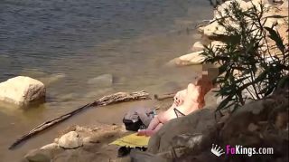 Jade looks for dudes to fuck at the lake. She loves exhibitionist experiences!