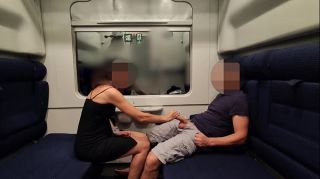 Dick flash - I pull out my cock in front of a teacher in the public train and and help me cum in mouth 4K - it's very risky Almost caught by stranger near - MissCreamy