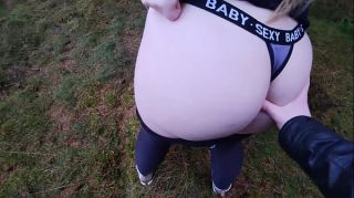 Outdoor sex with cute chubby girl Maja!