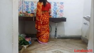 Local Indian Red Saree Wife Sex With Ranna Ghor ( Official Video By Localsex31)