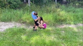 Hot Couple Voyeur Blowjob in Public ends in Big Ass Doggystyle Fucking with Perfect Thick Ass