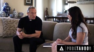 PURE TABOO Religious Teen Keira Croft Tries Anal Sex For The First Time With Her Priest