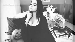 HORROR PORN Virtual sex GFE POV SEX with Morticia Addams cosplay  you fucking Morticia in POV doggystyle riding and cum in her mouth