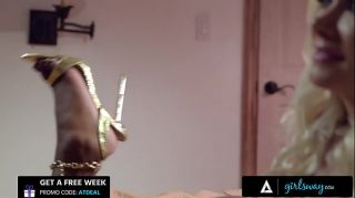 GIRLSWAY - Sexy Ebony Ana Foxxx Offers Her Busty Bestie a Night to Remember With a Surprise Dildo