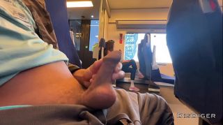 A stranger girl jerked off and sucked me in the train in public