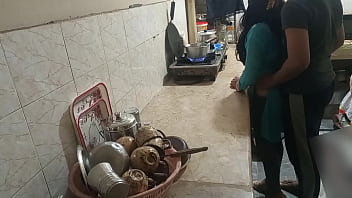 Desi Indian stepsister has hard sex in kitchen, Bhai ne bahan ki kitchen me jabardasti chudai ki, Clear hindi audio