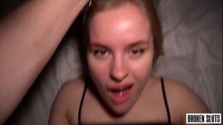 SHE CAN'T WAIT TO BE FUCKED - Horny Blonde Teen Loves It ROUGH